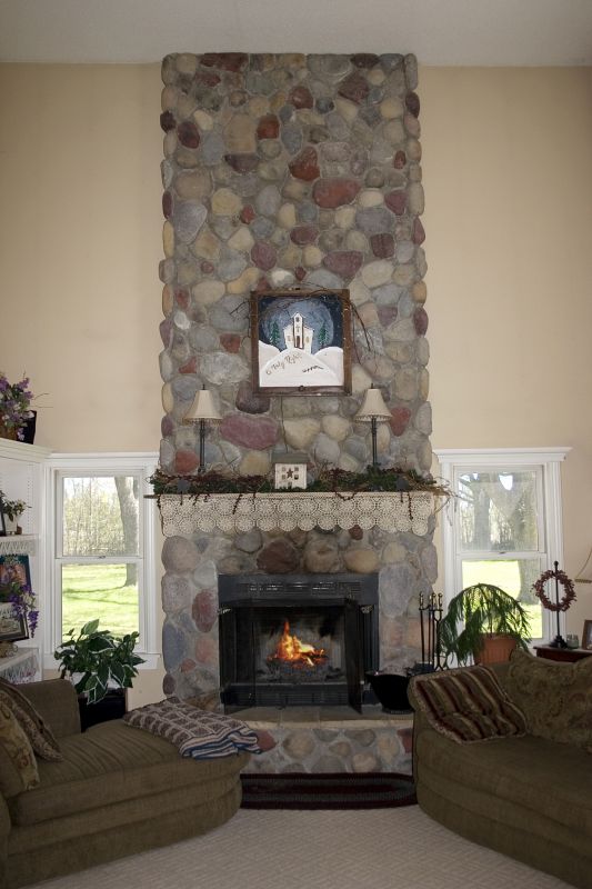 Stone Fireplace Restoration